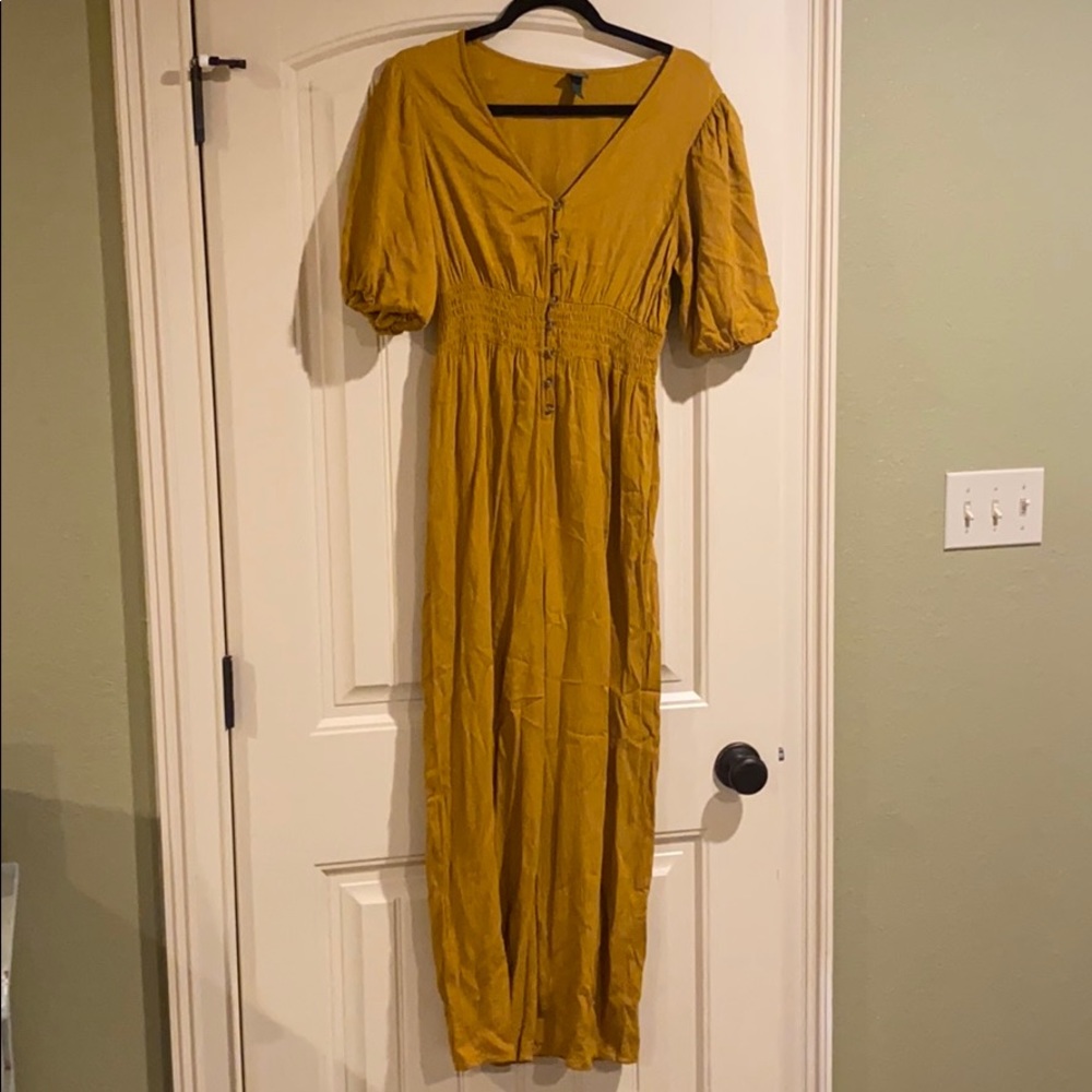 Wild Fable mustard jumpsuit